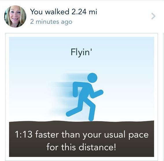 13:20 min/miles walking!
